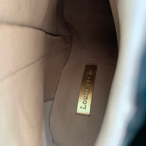 Louise et Cie Sid Pointy Toe Leather High heeled Bootie Boot SZ 8.5 $140 NWOT - Picture 4 of 4